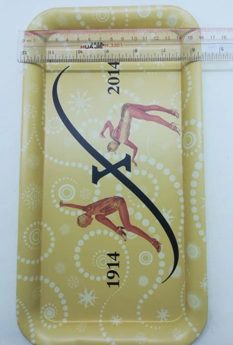 Rectangle Service Tin Tray With Printing