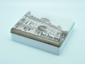 Becautiful الطباعة مستطيلة القصدير مربع