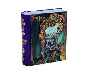 كتاب على شكل مربع القصدير للاهتمام