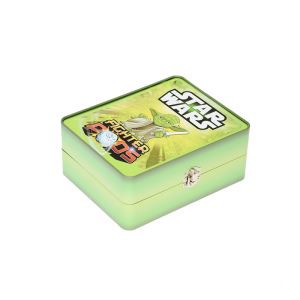 كتاب كتاب حاوية الطفل الشامل القصدير مربع