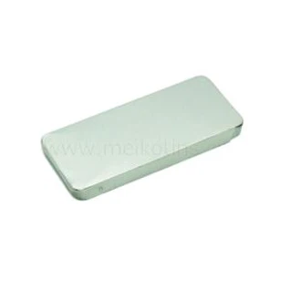 علبة انزلاق المعادن الفضية